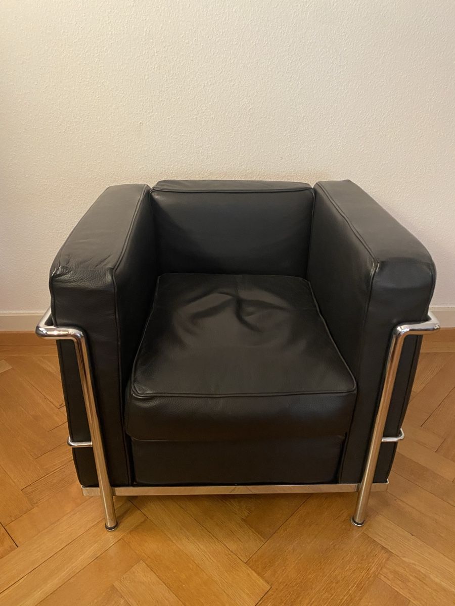 Poltrone: Design Sessel Chair LC2 Corbusier Stil – Usato da Olten venduto da sportwelt 3