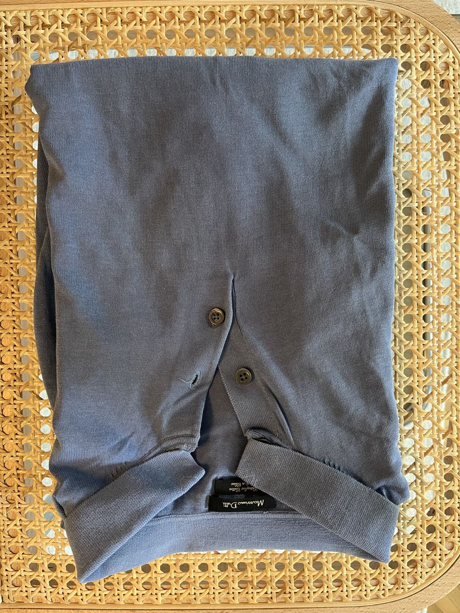 Massimo Dutti Polos: Poloshirt, blau/grau, Gr. M, Massimo Dutti – D'occasion à St. Gallen par Gloom22 3