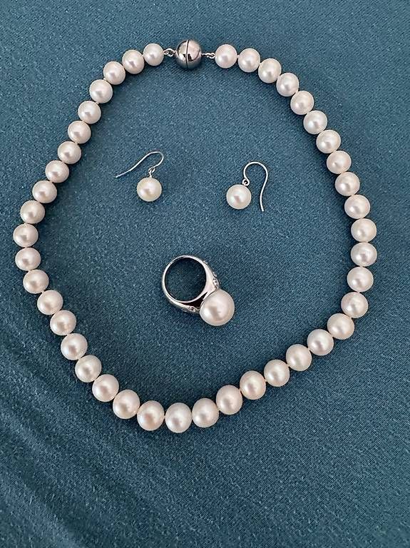 Sonstiger Schmuck: Schmuckset Süsswasserperlen – Gebraucht aus Zumikon von Schlufi123