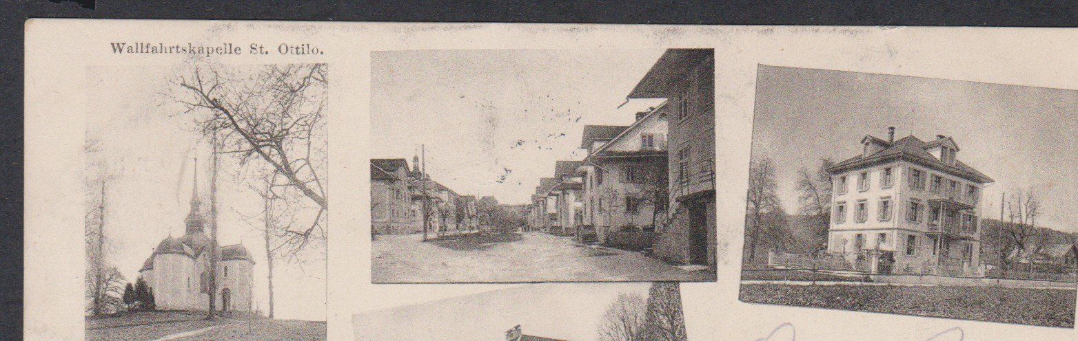 Cartoline postali: Buttisholz  LU   :   alte 5-Bild - Ansichtskarte gest. 1912 – Usato da Vitznau venduto da Ropaku 1