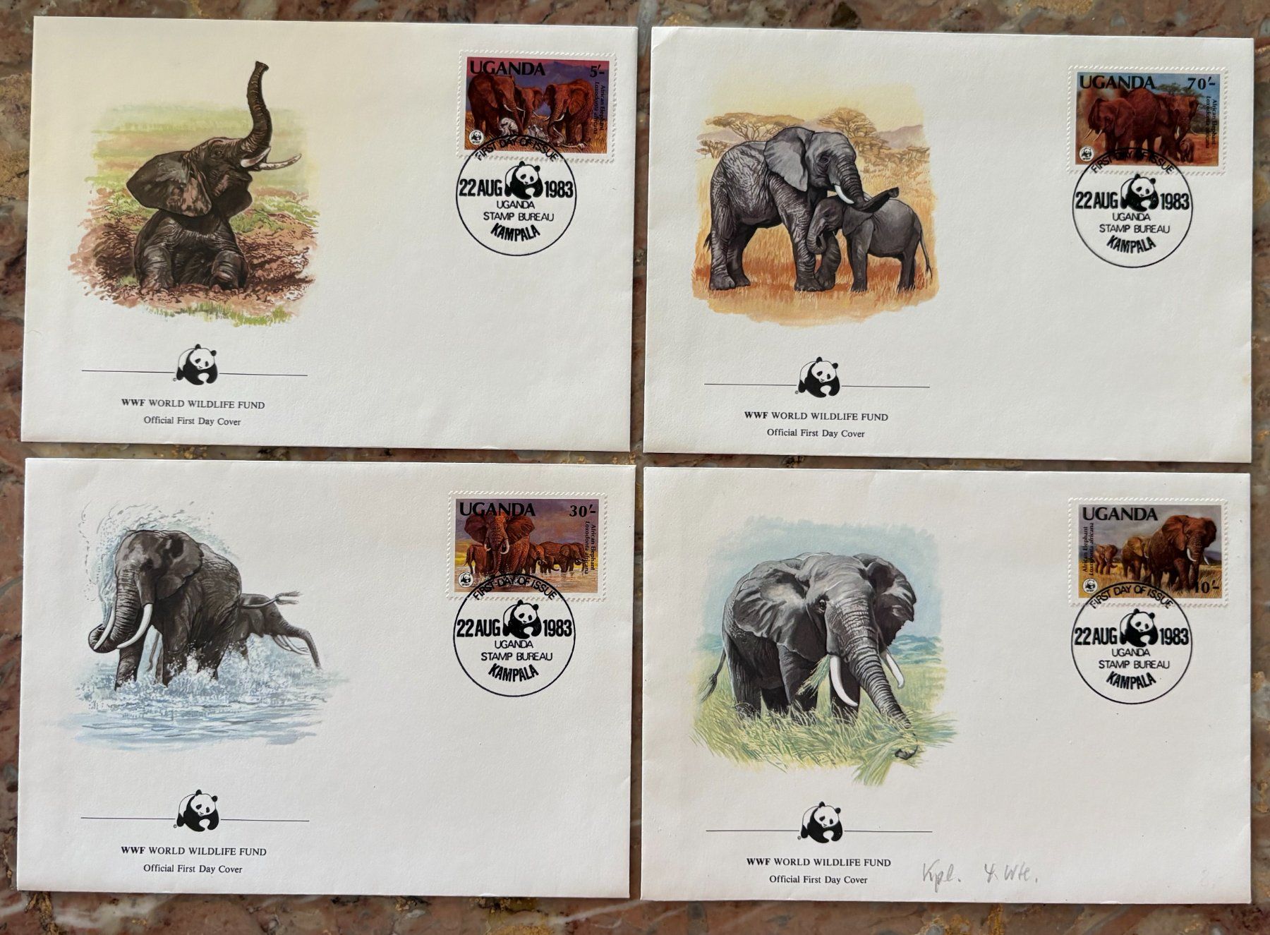 Tous les timbres: LOT WWF OFFICIAL FIRST DAY COVER – D'occasion à Ostermundigen par wini63