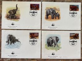 LOT WWF OFFICIAL FIRST DAY COVER