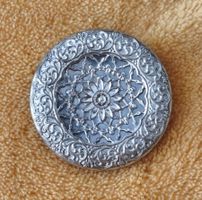 Vintage 4 Trachtenknöpfe Broschen, fairer Versand