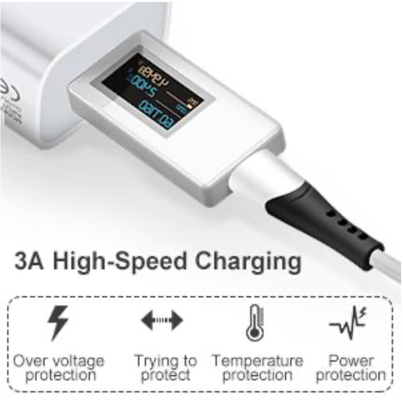 Caricabatterie: Multi USB Kabel 6 in 1, 3A 1.2M Universelles USB A/C – Nuovo e nell'imballaggio originale da Bülach venduto da StoreInShopSwiss 2