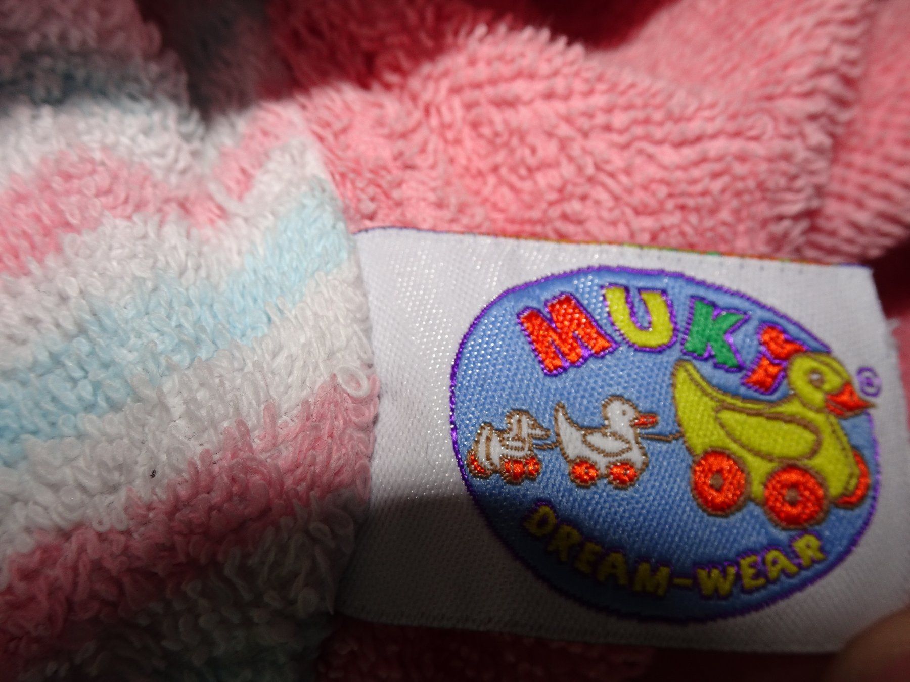 Couvertures: Cape de bain rose grenouille MUKIS – D'occasion à Satigny par salvatore73 2