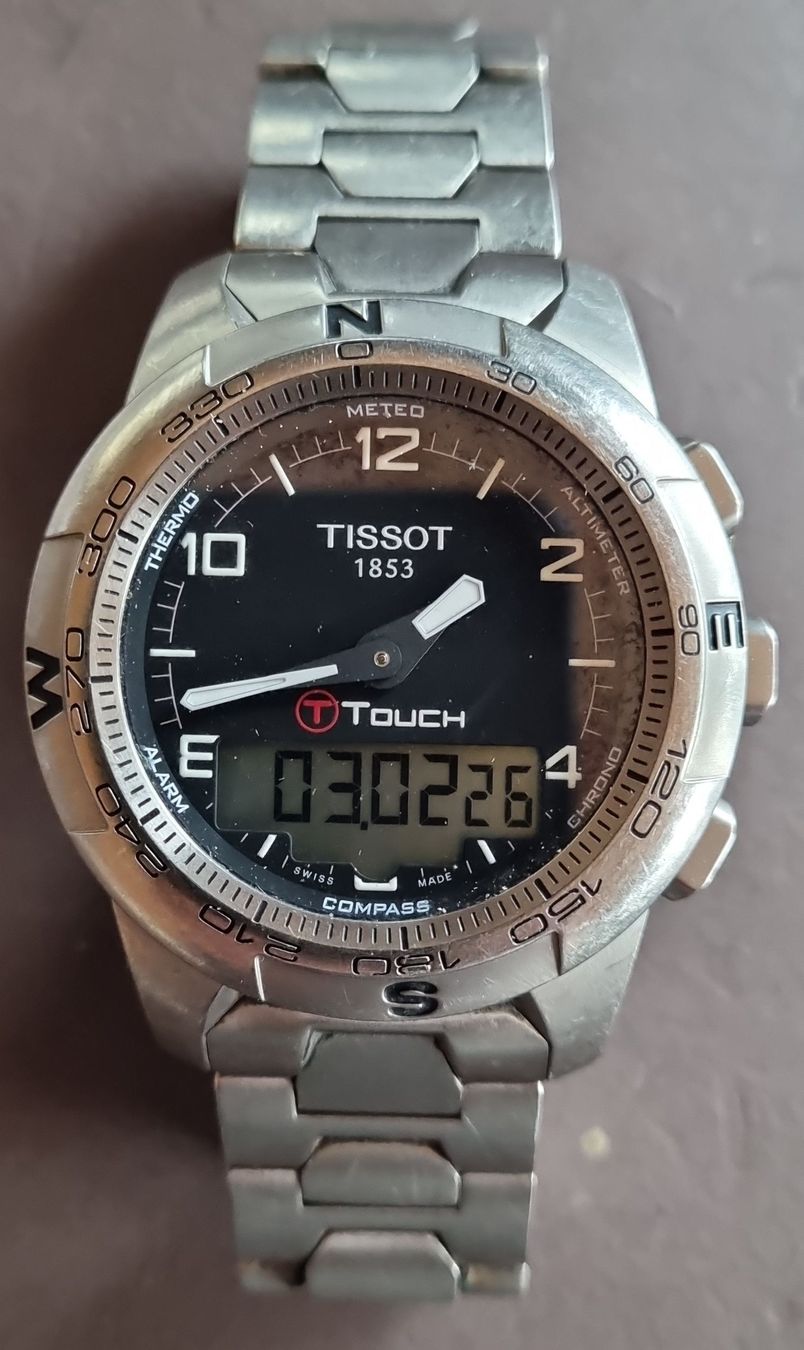 Tissot Orologi: Tissot T-Touch Herrenuhr - Multifunktional – Usato da Schönenwerd venduto da edursu