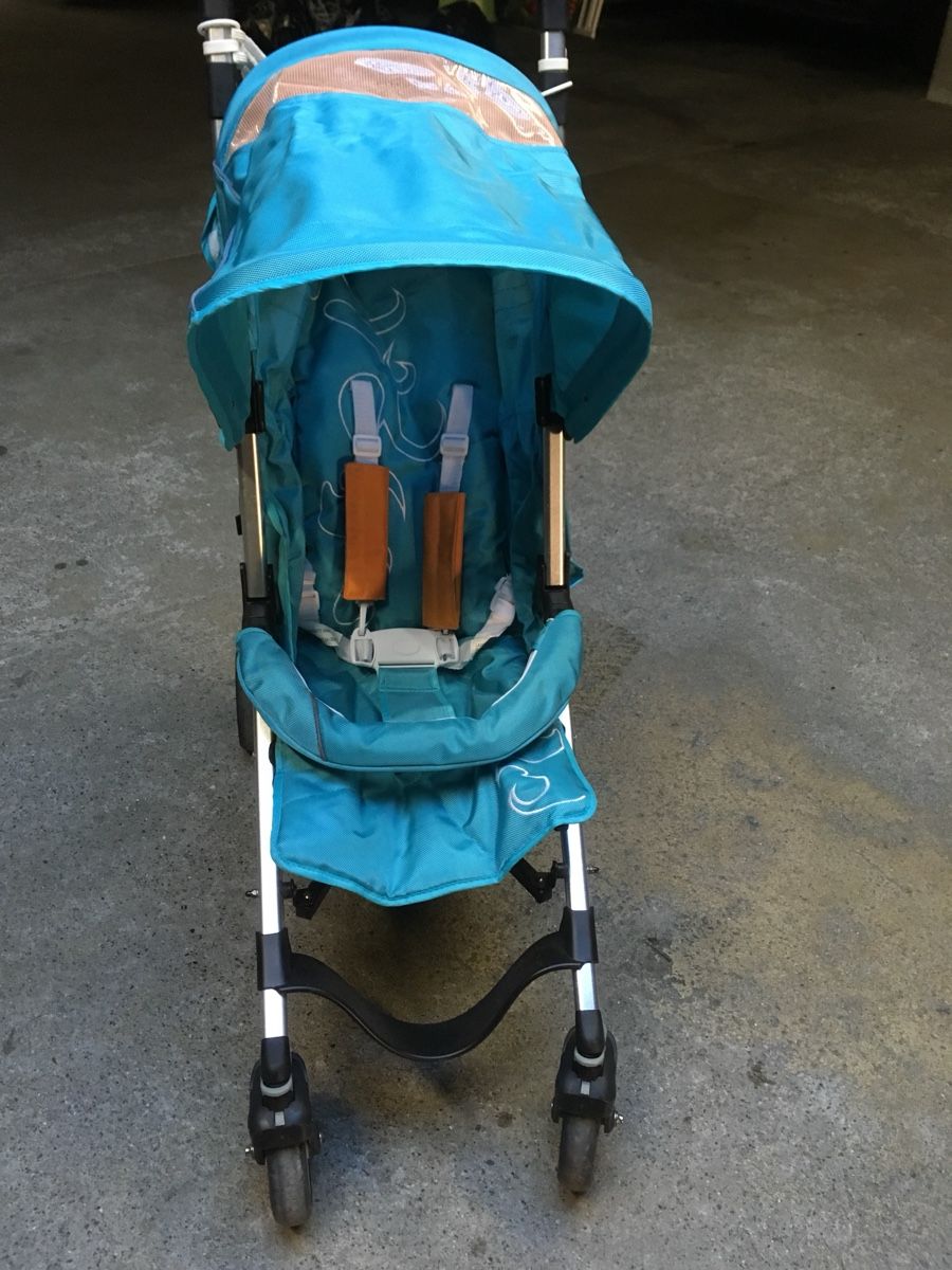 Kinderwagen: Lightweight Summer Stroller, good condition, turquoise – Gebraucht aus Emmenbrücke von vic_nx9v