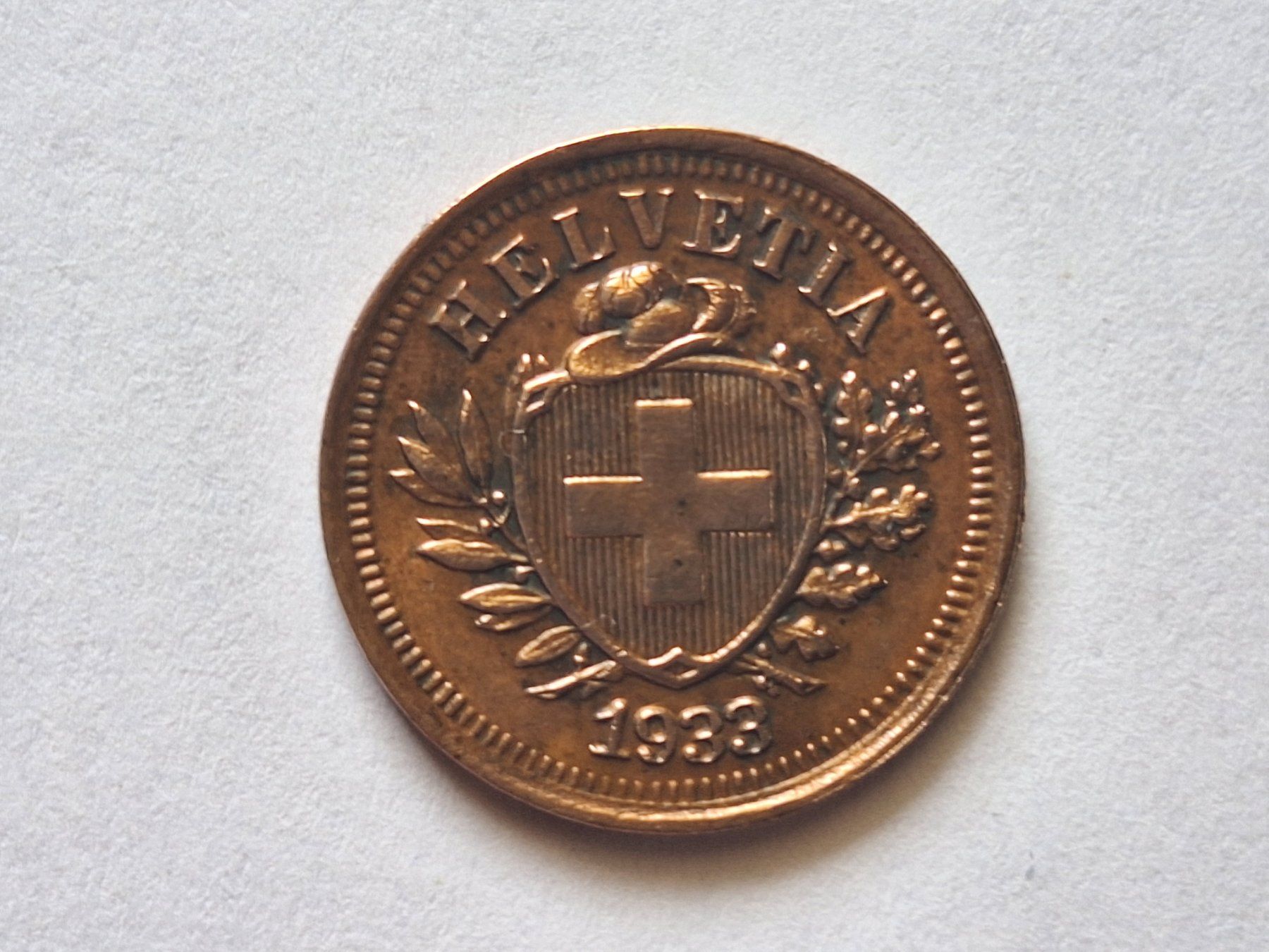 Tutti le monete: 1ct 1933 – Usato da Couvet venduto da zeze03