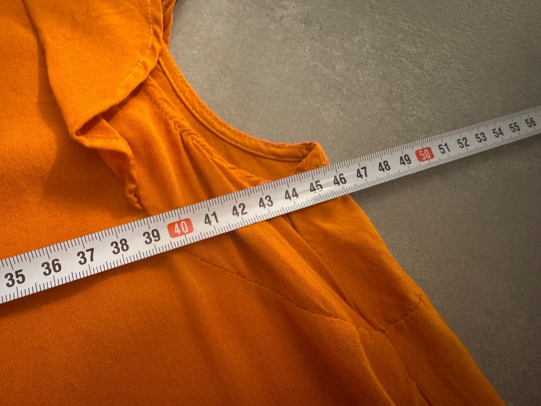 Tom Tailor Blusen: Tom Tailor Bluse in Orange mit Volants, Gr. S – Gebraucht aus Frick von Cirilla 8