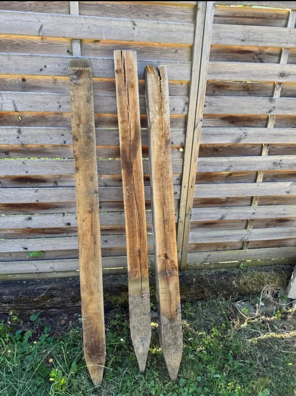 Holzartikel: Eichenpfosten Pfahl – Gebraucht aus Reinach AG von EVZug90