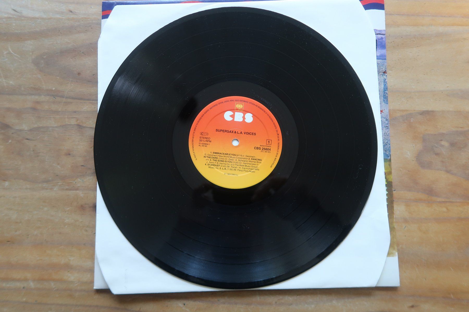 Dischi in vinile: SUPERSAX & L.L.. VOICES - ST - VINYL LP – Usato da Basel venduto da Patiscat 3