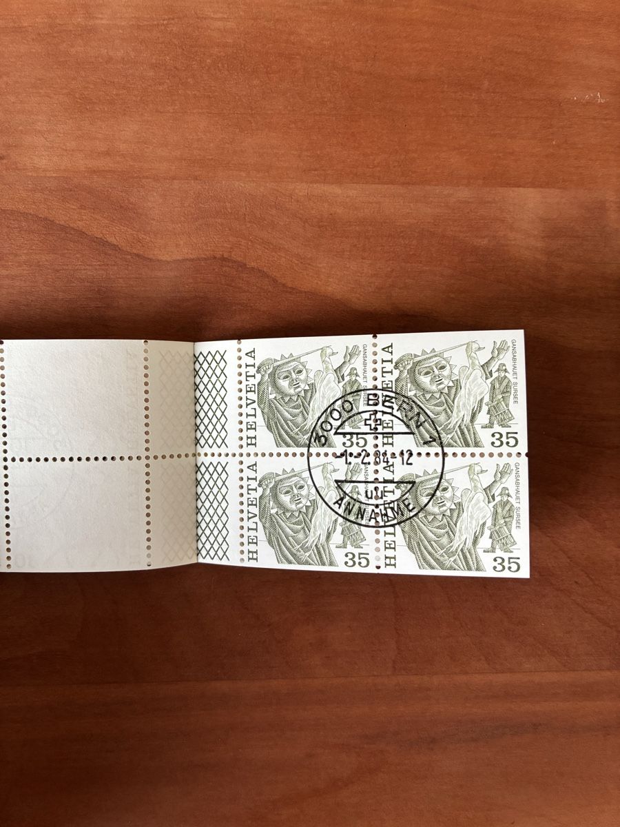 Alle Briefmarken: Markenheft „Freimarken 1984“ FDC gestempelt – Neu (gemäss Beschreibung) aus Basel von luginbhl1431 3