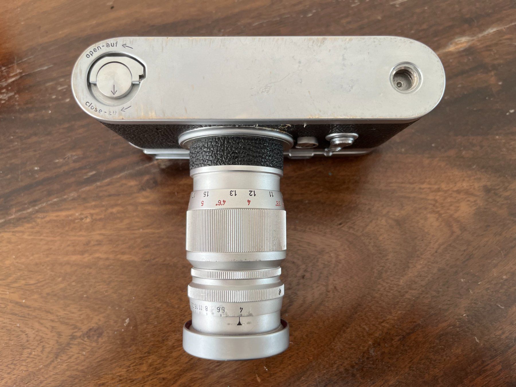 Leica Fotocamera: Leica M3 mit Elmar 90 mm Objektiv – Usato da Neyruz FR venduto da jeanmorc 3