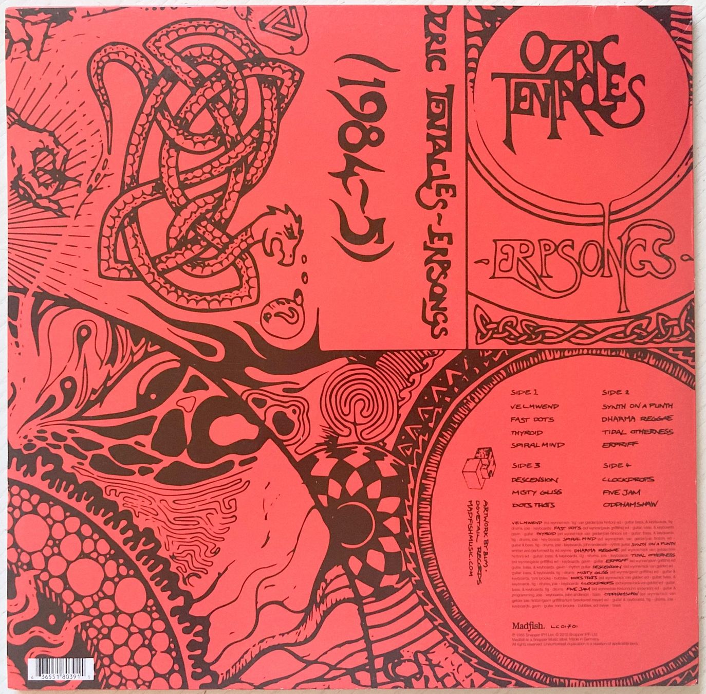 Schallplatten: OZRIC TENTACLES - ERPSONGS – Gebraucht aus Bottens von hotter-than-hell 1