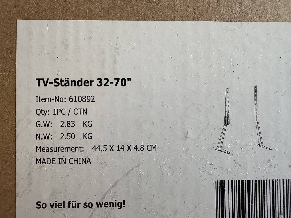 Fixations: TV-Ständer – D'occasion à Rorschacherberg par Fischer74634 2