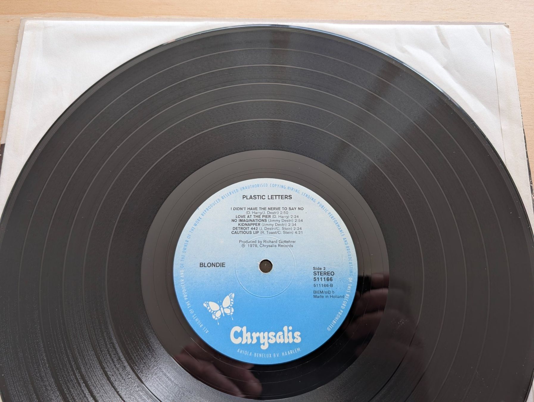 Vinyles: Blondie – Plastic Letters  EU 78 – D'occasion à Ebikon par soundundvielfalt 7