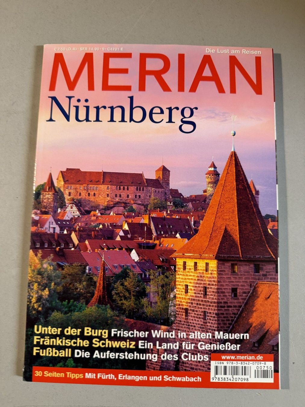 Zeitschriften & Magazine: Merian Nürnberg September 2007 – Gebraucht aus Erstfeld von Uhu1980