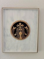 Starbucks- Bild, handmade 42x52cm