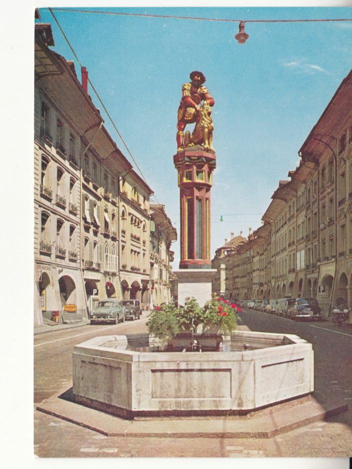 Ansichtskarten: Bern Simonsbrunnen ca. 1970 – Gebraucht aus Bürglen TG von StampGraf