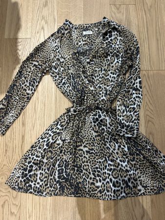Zadig & Voltaire Leopard Print Dress - Size Medium!