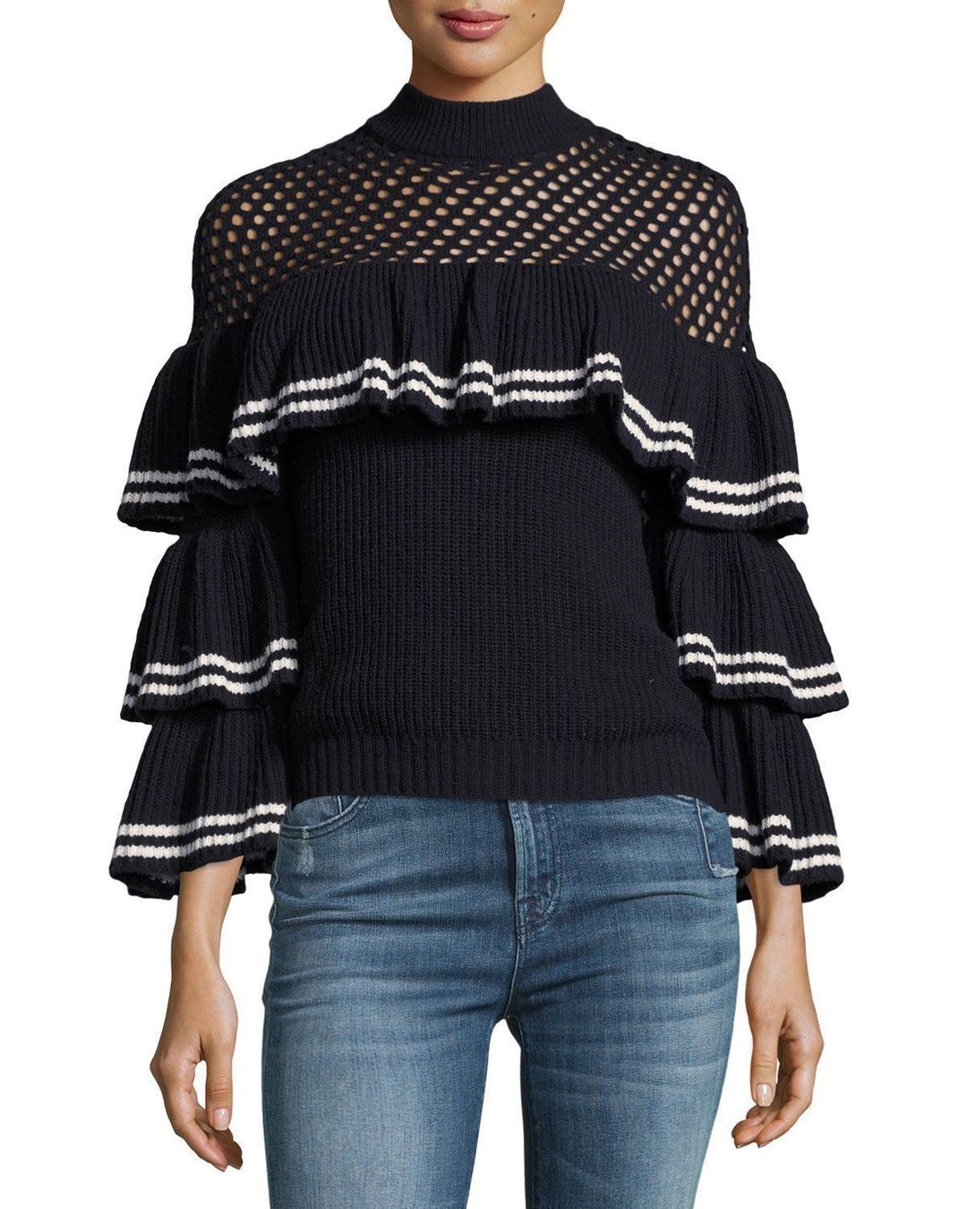 Pulls & Sweat-shirts: Self-Portrait Damen Pullover – Neuf (Voir description) à Meilen par Emma_321 1