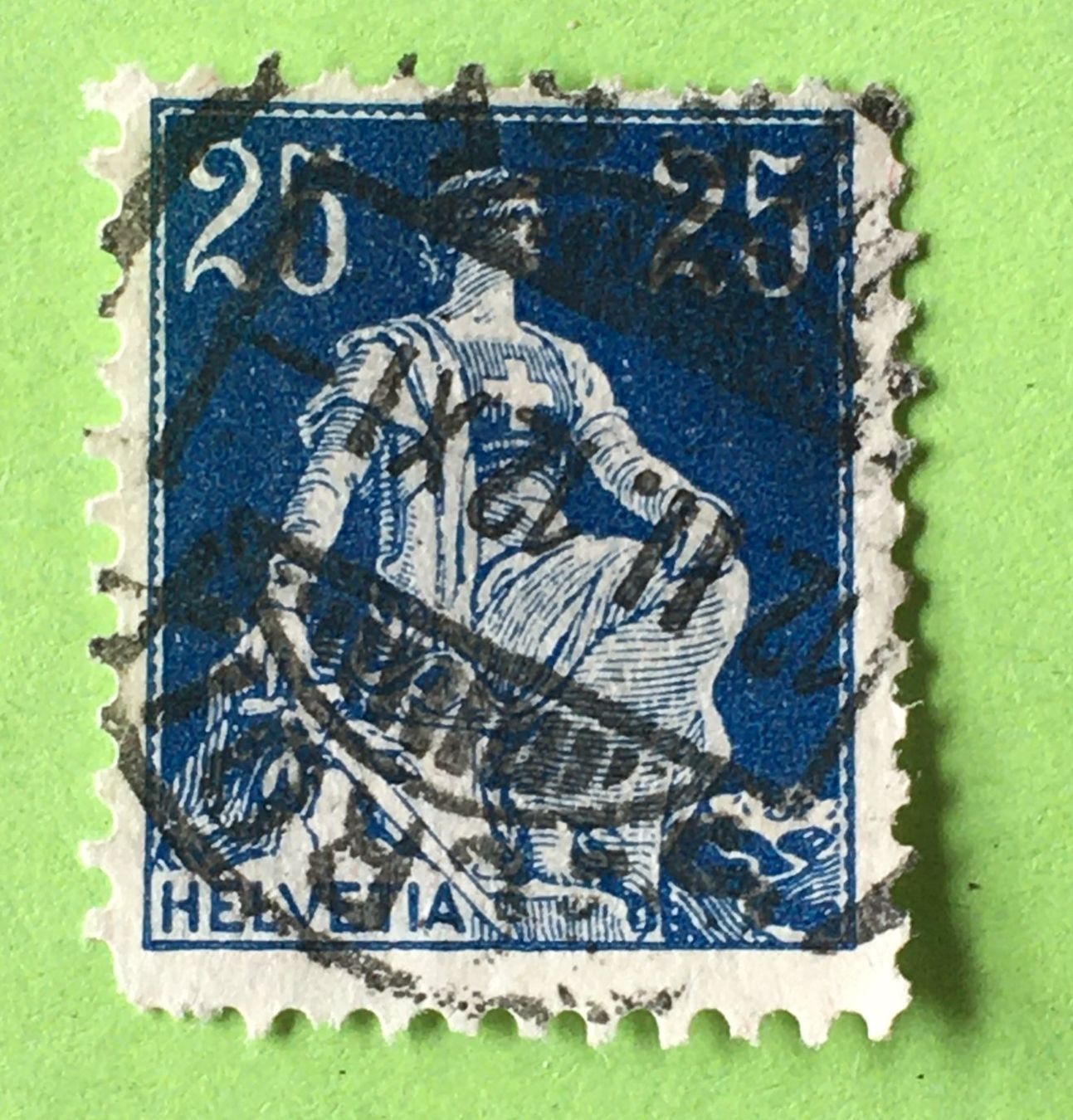 Tutti i francobolli: Helvetia mit Schwert  mit Stempel     – Usato da Aarau venduto da Billa007