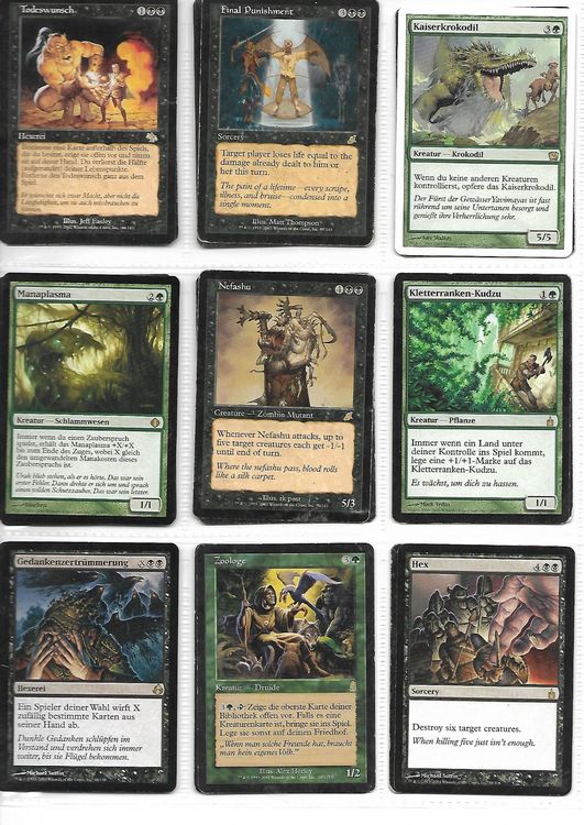 Magic the Gathering 9 rare Karten Kaufen auf Ricardo