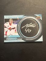 Mads Sogaard 2022 Rookie Signature Pucks Ottawa Senators