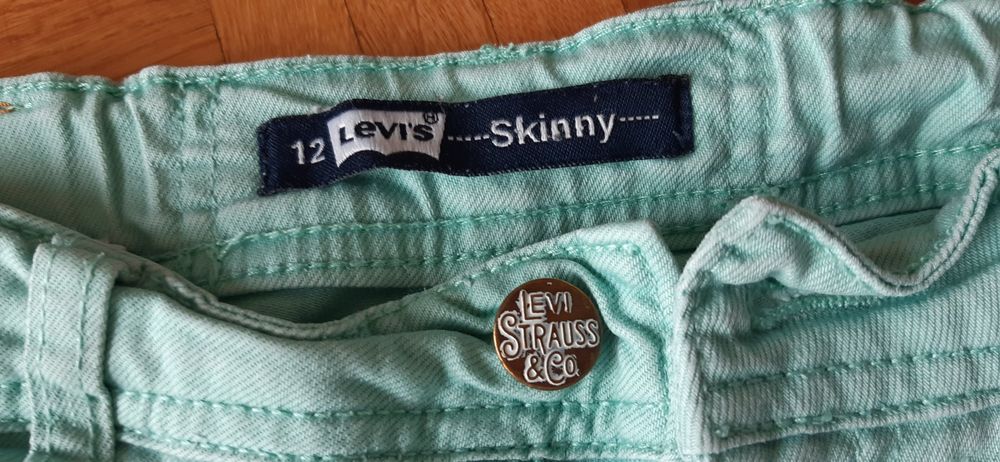 Jeans Levi's skinny turquoise 2