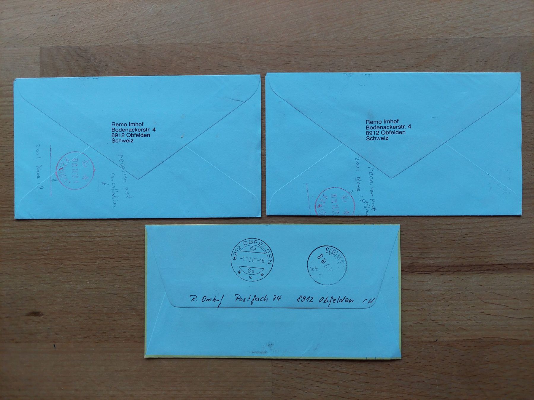 Tous les timbres: 7 Briefe China – D'occasion à Obfelden par Foto_Bild_Kunst_Buch 1