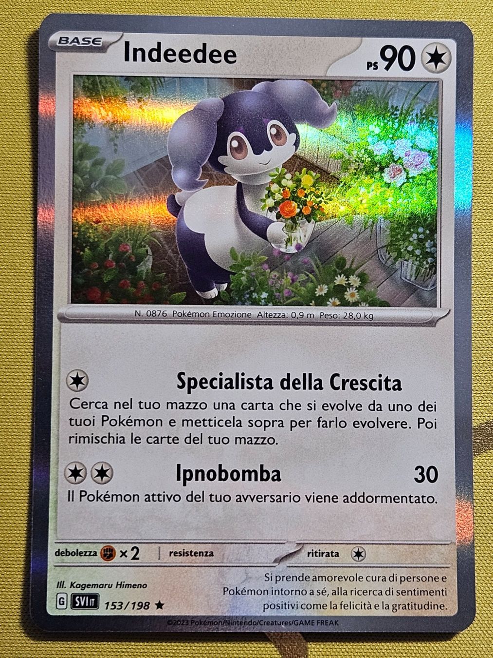 Pokémon Carte collezionabili: Scarlet & Violet - Indeedee 153/198 IT – Usato da Bellinzona venduto da Pokemarco