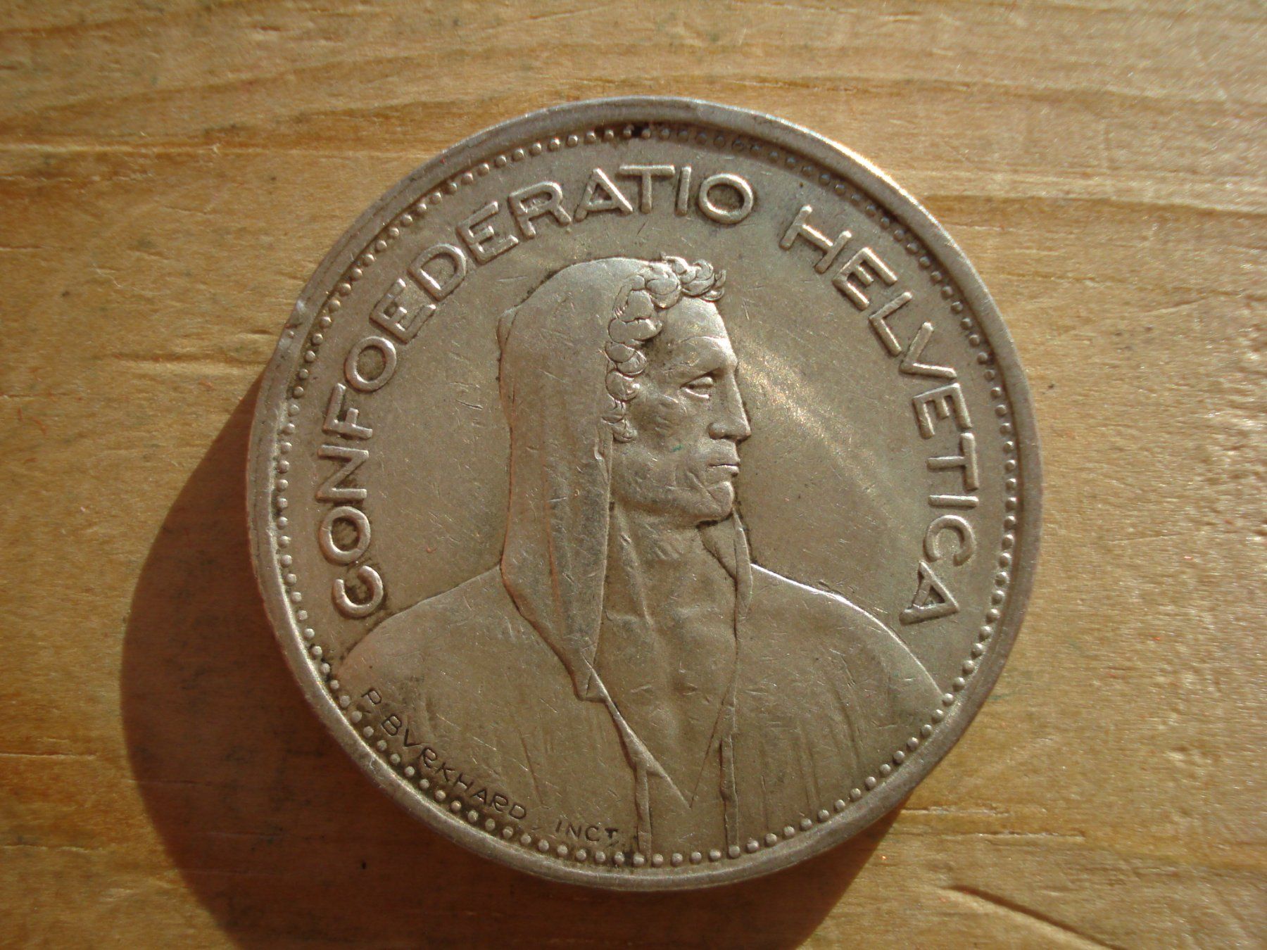 Tutti le monete: (S) 5 Franken 1949 – Usato da Erlach venduto da Net-Coins 1