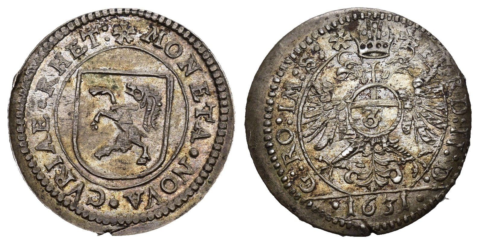 Alle Münzen: Stadt Chur 1631 – Gebraucht aus Bern von numismatictops
