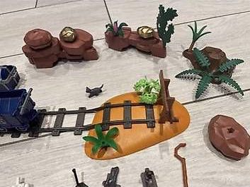 Playmobil Giocattoli: Playmobil : rails, rochers, wagonnet, accessoires – Usato da Grandson venduto da jcob 2