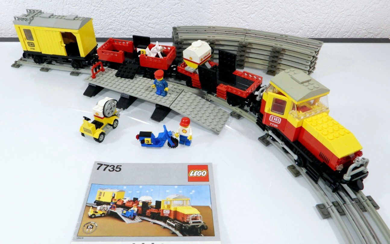 Lego Kit di costruzioni: LEGO 12V EISENBAHN 7735 GÜTERZUG SET – Usato da Turbenthal venduto da Ddanuh