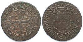 FREIBURG Halbbatzen 1789 Billon ERHALTUNG! vz