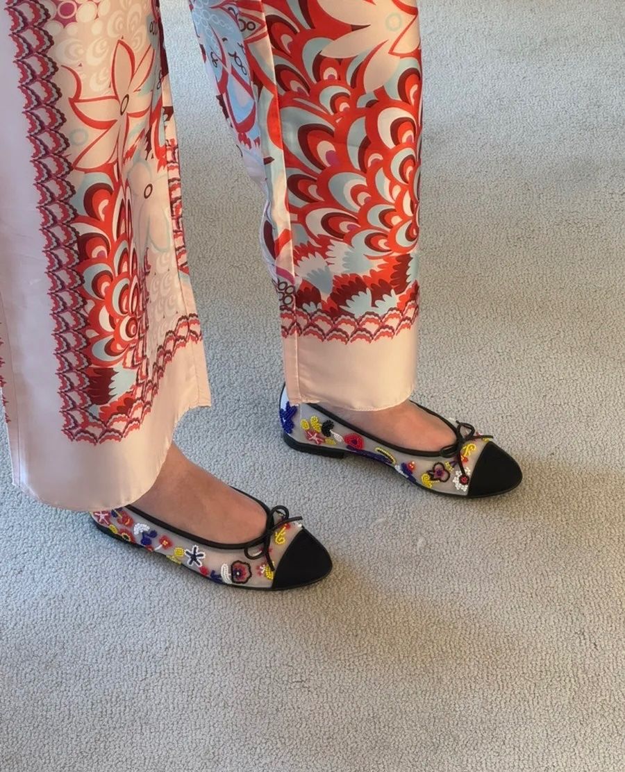Chanel Scarpe da donna: Chanel Coco Beach Ballerinas, Gr. 37.5 – Nuovo (secondo la descrizione) da Triesen venduto da atos87 9
