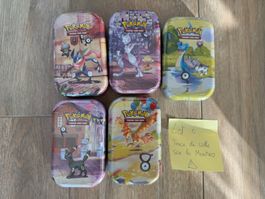 Pokémon 30 ans FR 5 mini tins Lot 6