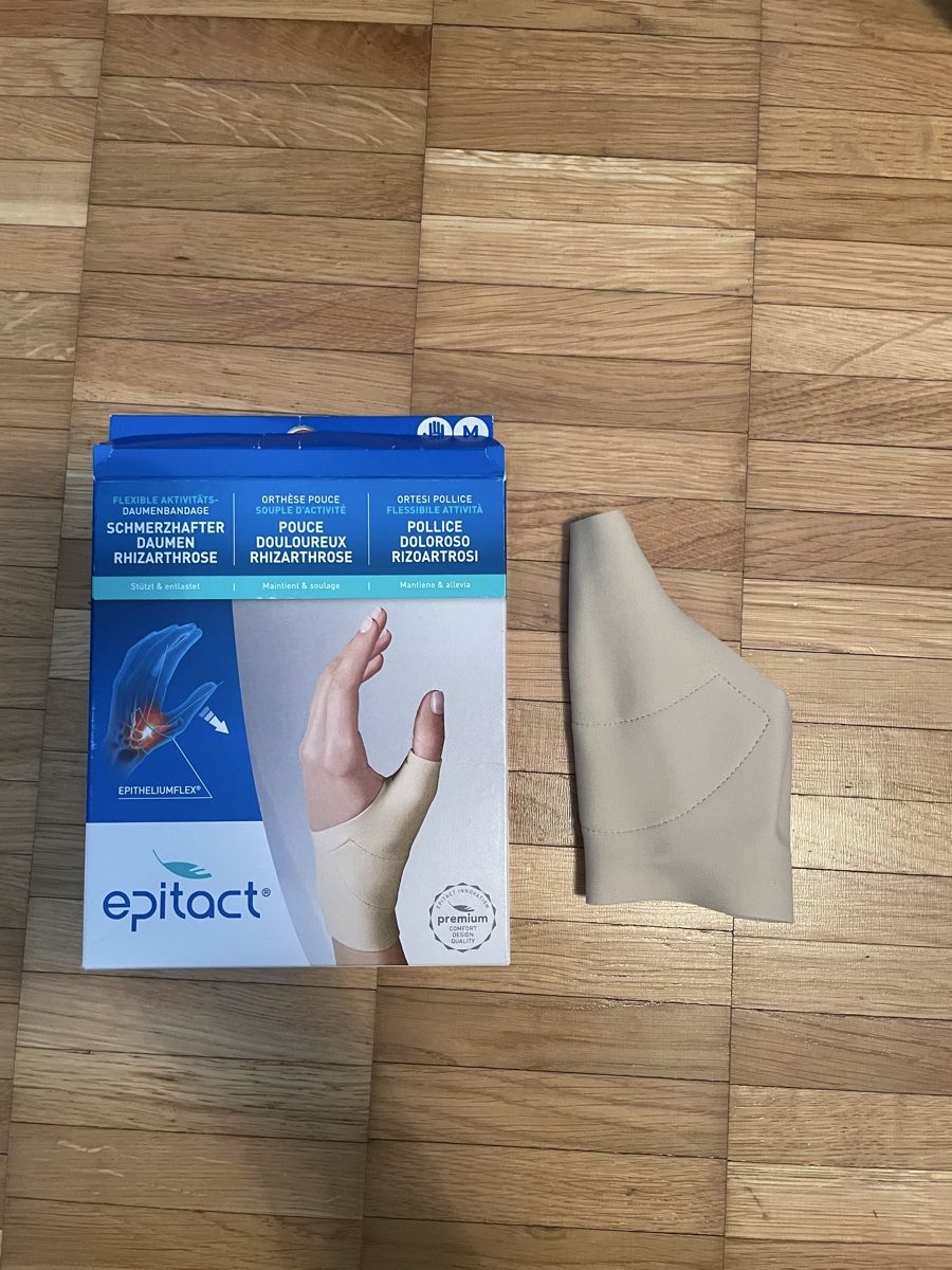 Protezioni & Imbottiture: Epitact Flexible Thumb Support, Size M – Nuovo (secondo la descrizione) da Neuchatel venduto da shi_9fzw