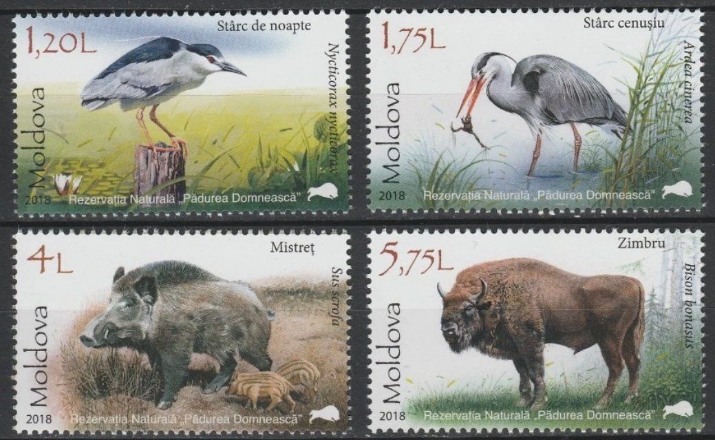 Tutti i francobolli: Moldawien 2018 Vögel, Tiere postfrisch – Nuovo (secondo la descrizione) da Lausanne venduto da dsi_7l2q