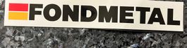 Fondmetal Aufkleber Sticker 24x4cm