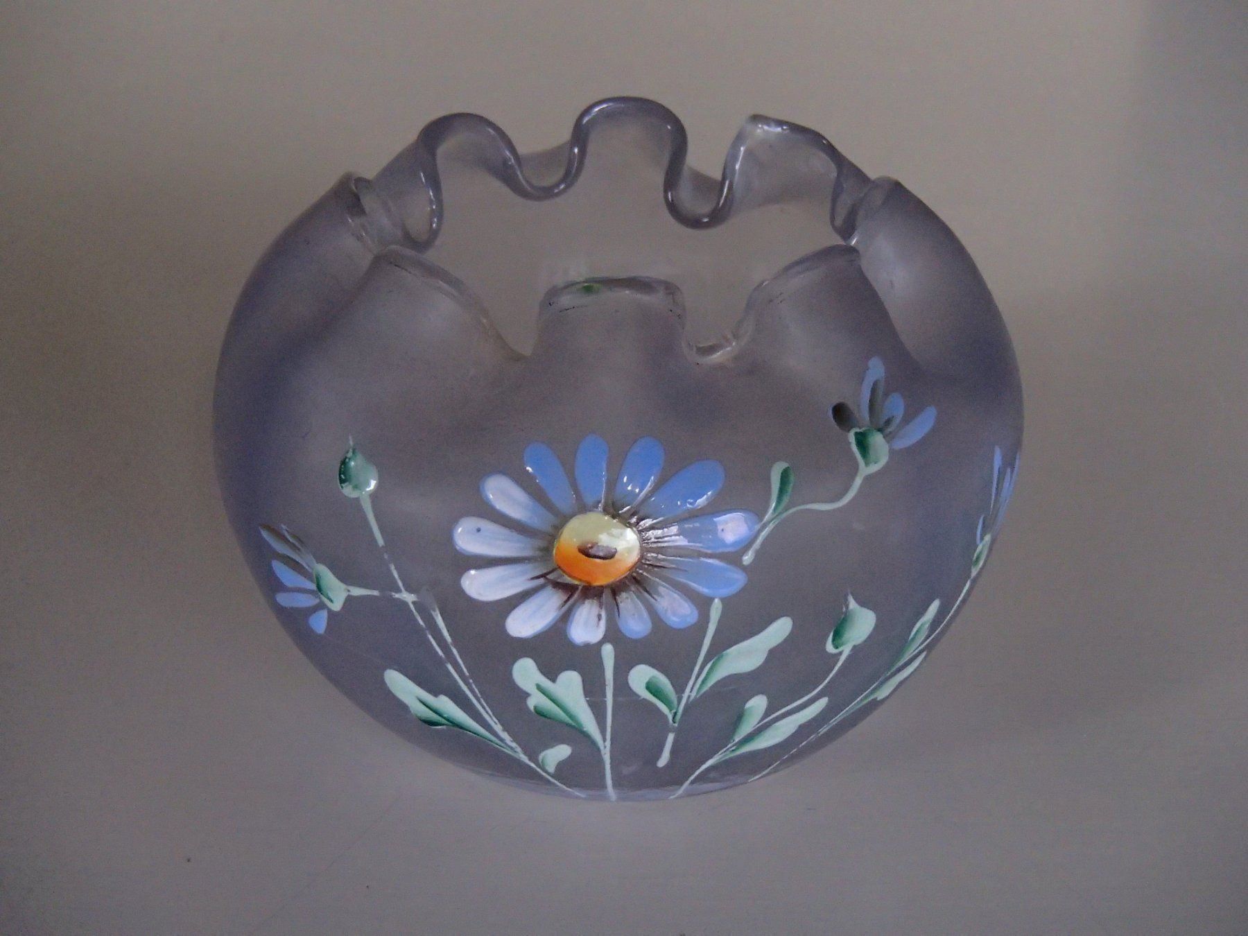 Portacenere: Glas Aschenbecher Margeriten handgemalt – Usato da Schöfflisdorf venduto da pullux 8