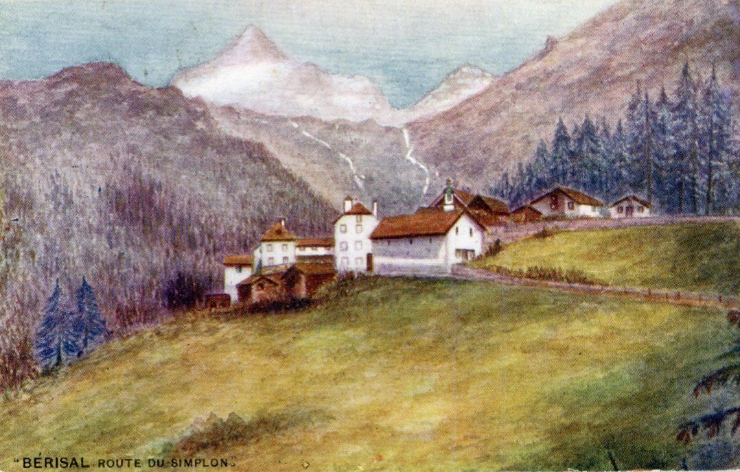 Cartoline postali: Bérisal   VS  -    5  diverse Ansichtskarten – Usato da Brig venduto da Valcards54