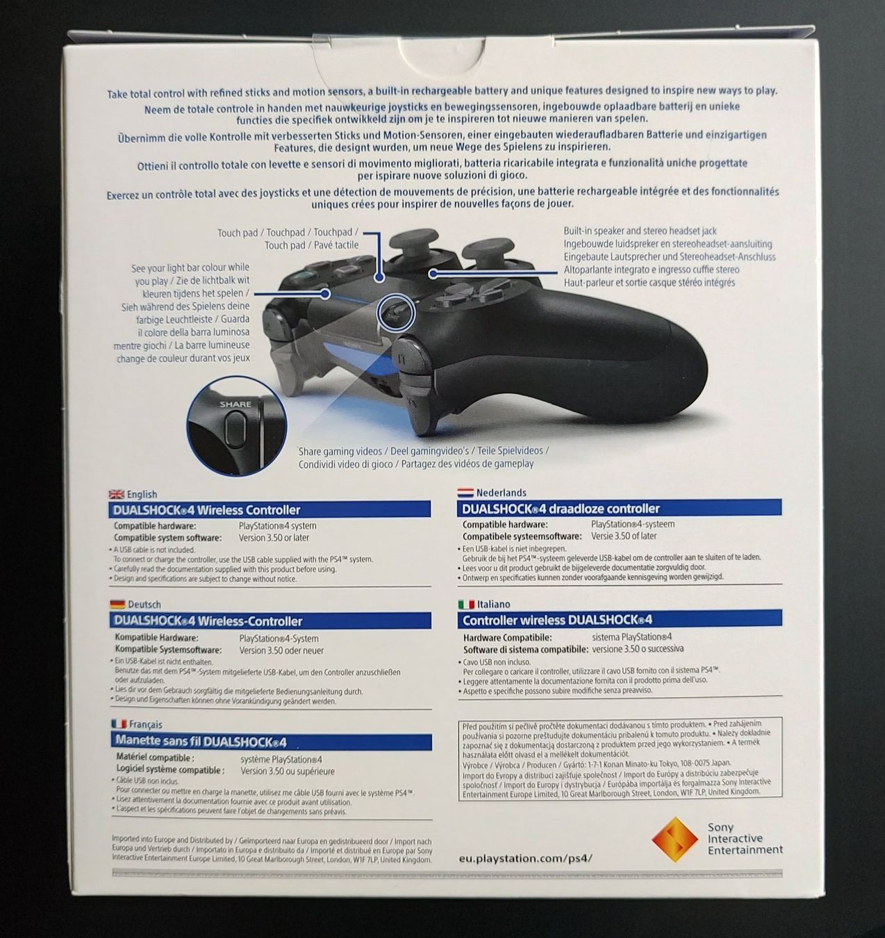 Original Sony PS4 DualShock 4 Controller – Neu & OVP (Neu und ...