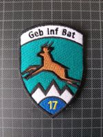 Verbandsabzeichen Geb Inf Bat 17 Kp 4