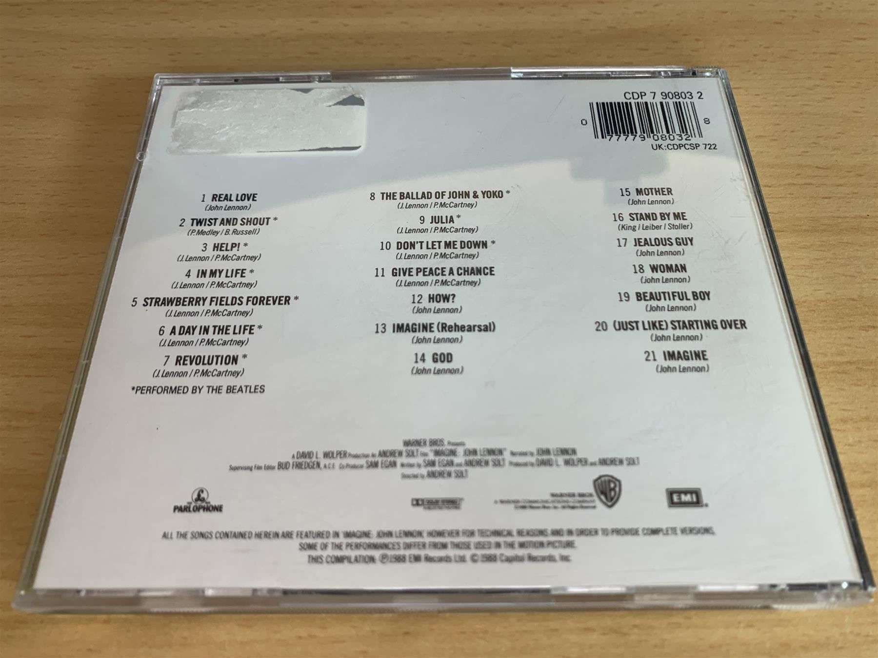 CDs: John Lennon – Imagine: John Lennon – Gebraucht aus Rikon im Tösstal von Alpenmutz 1