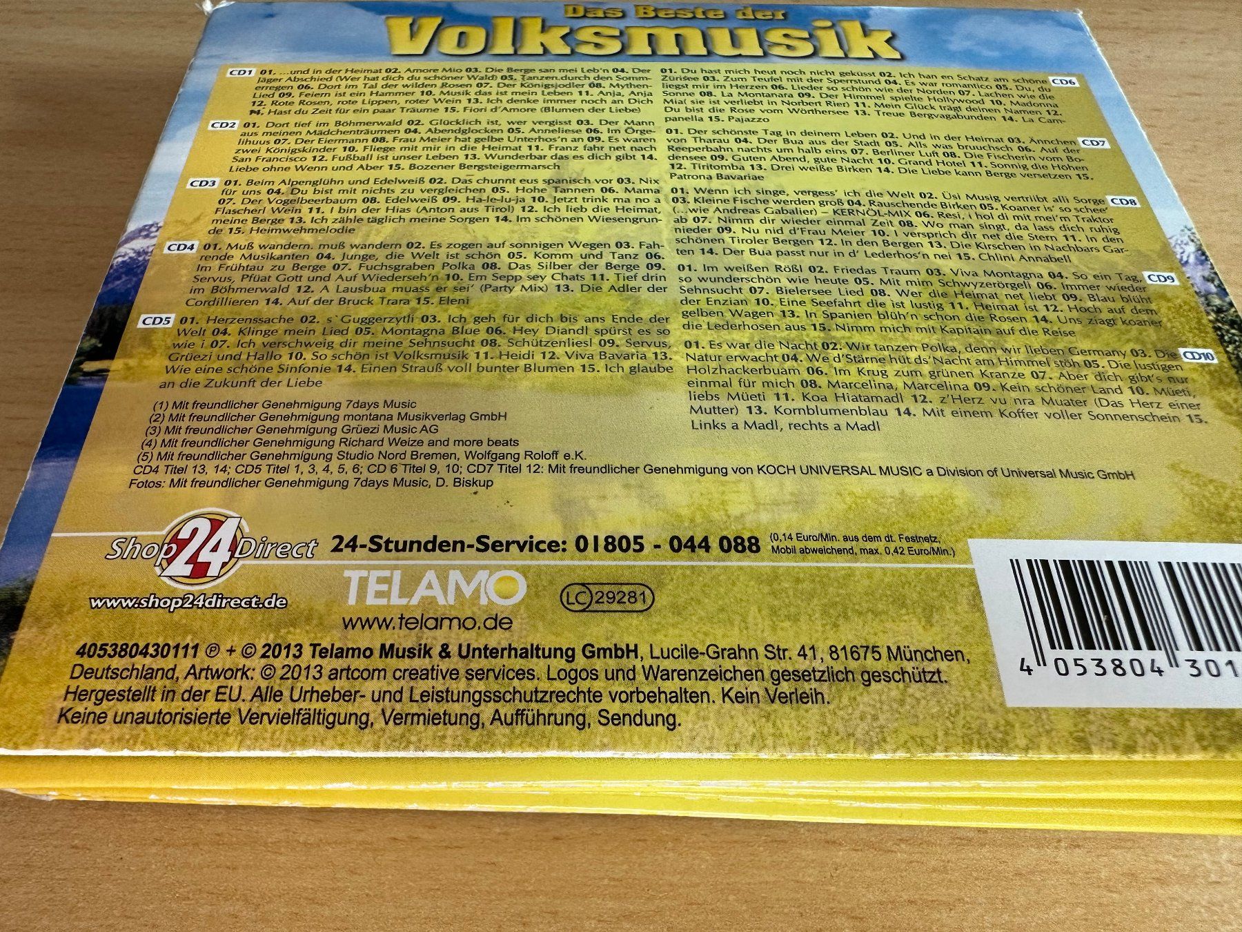 CDs: Das Beste der Volksmusik  - 10 CD – D'occasion à Rikon im Tösstal par Alpenmutz 1