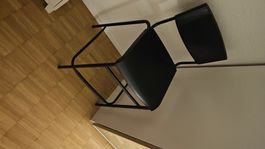 Barhocker schwarz, 63 cm Sitzhöhe