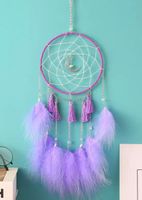 Schöner Traumfänger ohne Licht | Dream-Catcher violett