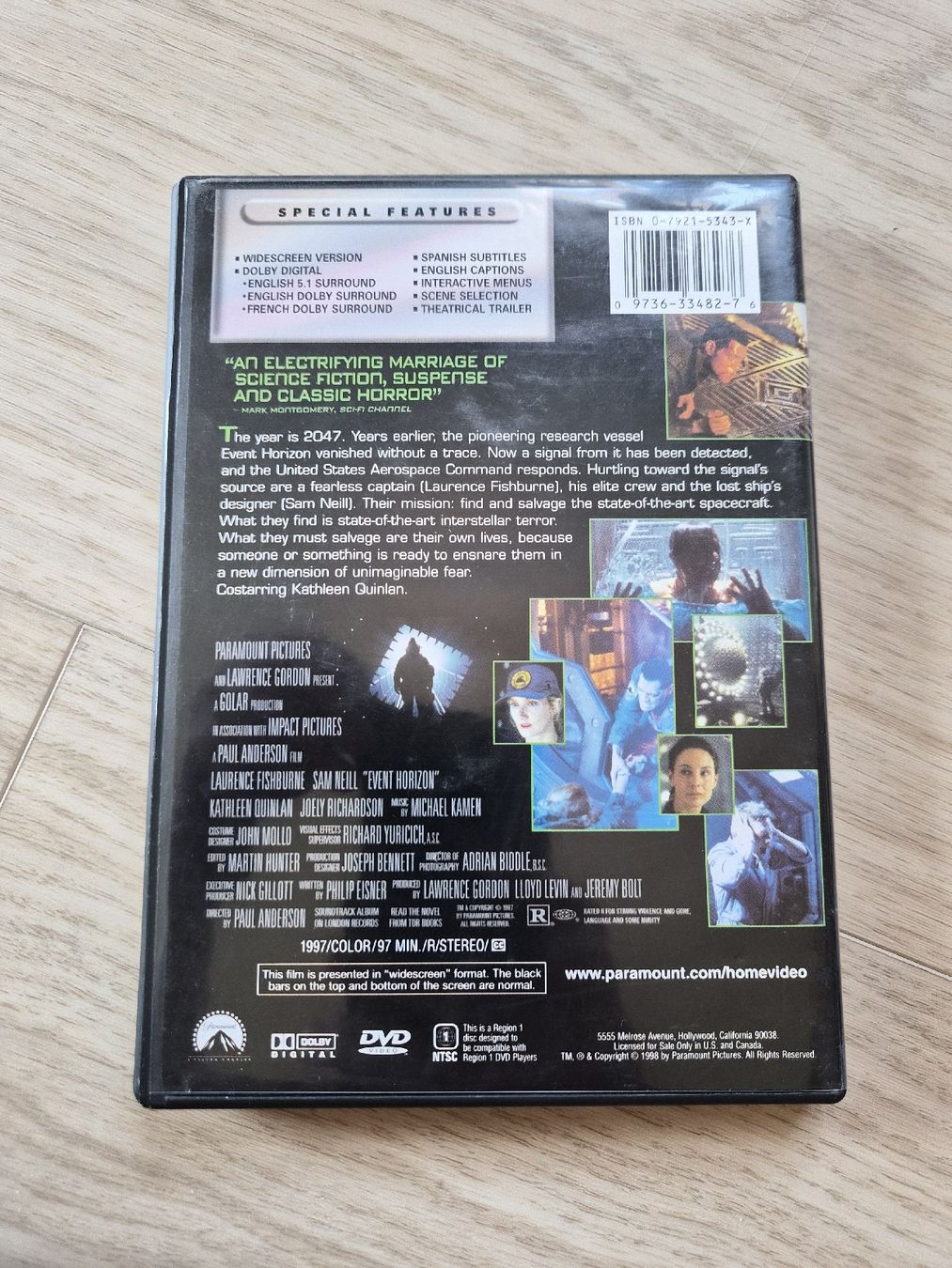 Tous les DVDs: DVD Event Horizon 1997 Widescreen FR – D'occasion à La Joux FR par car_ck96 2